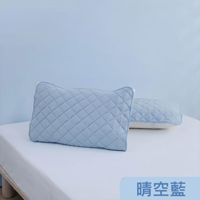 【Tonia Nicole 東妮寢飾】TopCool冰凍銀抗菌涼感枕頭保潔墊2入(八色任選)