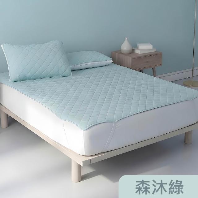 【Tonia Nicole 東妮寢飾】TopCool冰凍銀抗菌涼感墊/涼感保潔墊+枕頭保潔墊2入-八色任選(雙人)