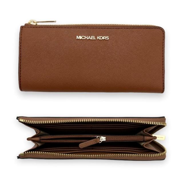 【Michael Kors】MK 中性款 Jet Set Travel 拉鍊 長夾 中夾 皮夾(多色可挑 男女通用)