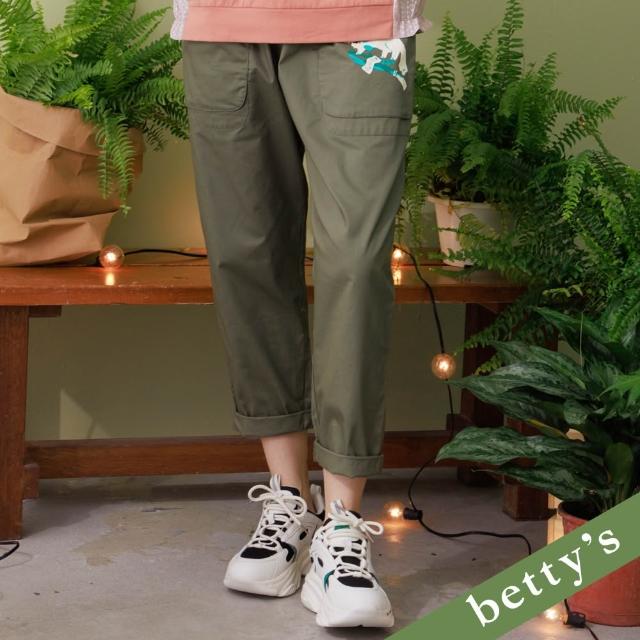 【betty’s 貝蒂思】出清品  網路獨賣★超激瘦鬆緊腰彈性休閒褲(任選)