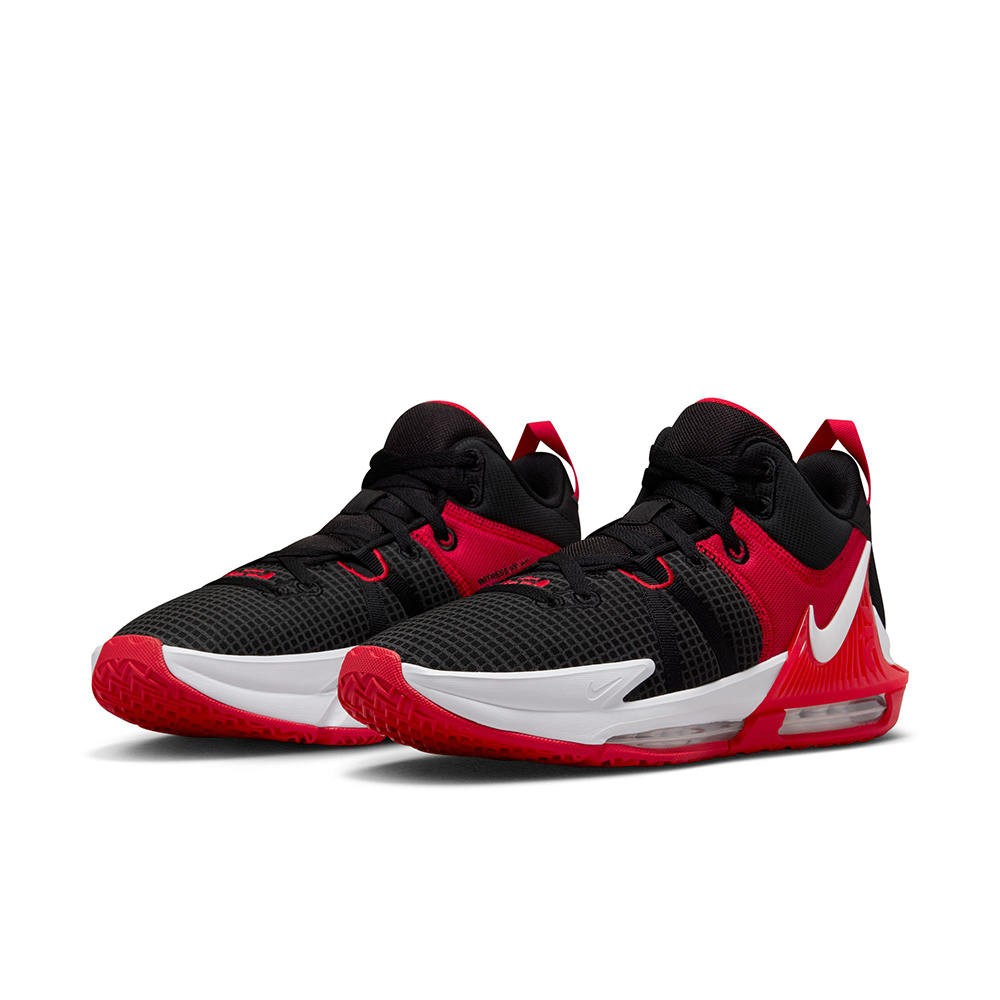 NIKE 耐吉】籃球鞋男鞋運動鞋包覆緩震LEBRON WITNESS VII EP 黑紅