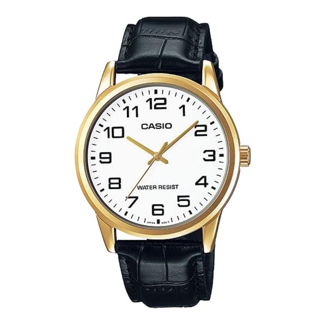 【CASIO 卡西歐】復古簡約指針錶(MTP-V001GL/LTP-V001GL)