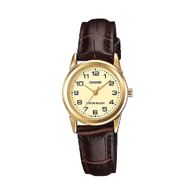 【CASIO 卡西歐】復古簡約指針錶(MTP-V001GL/LTP-V001GL)