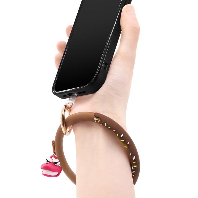 【GARMMA】Apple/安卓通用款 手機防丟掛環 手機殼手腕環 掛環組 蠟筆小新(市面手機殼皆通用)