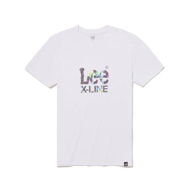 【Lee】男裝 短袖T恤 / 胸前閃色 系列LOGO印花 共2色 標準版型(LB302011K11 / LB302011K14)