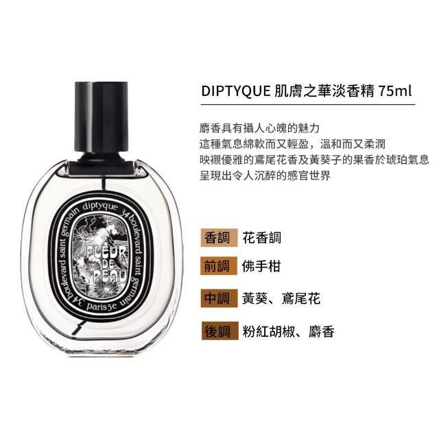 【Diptyque】淡香精 75ml(多款任選)