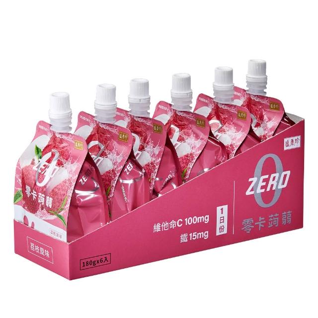 【盛香珍】Energy Time機能飲/零卡蒟蒻/低卡180gX4盒組(6包/盒)-口味任選 果凍飲 果凍包 即食果凍 隨身果凍