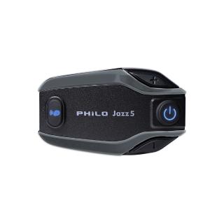 【Philo 飛樂】Jazz5 800Mah 高CP值全混音 安全帽藍牙耳機 高通藍芽5.2雙晶片(機車通勤必備/情侶機車對講)