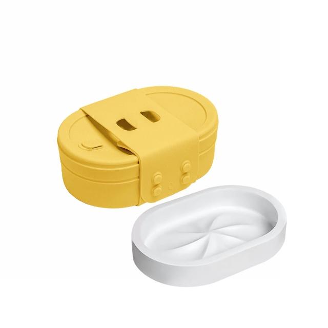 【SWANZ 天鵝瓷】芯動陶瓷便當盒PLUS 650ml 含分層隔盤(共8色)