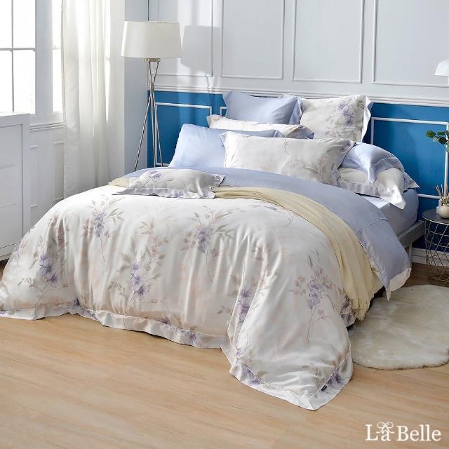 【Great Living 格蕾寢飾】La Belle 100%天絲防蹣抗菌吸濕排汗兩用被床包組-雙人150x186cm(800織 多款)