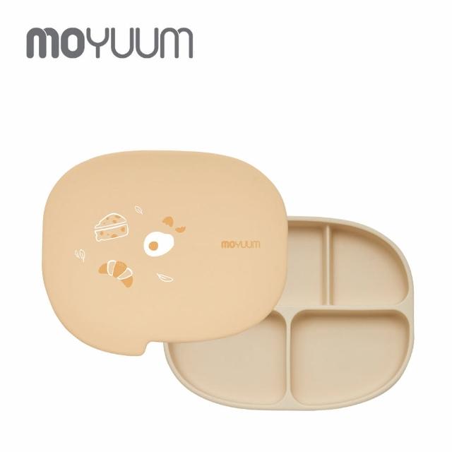 【MOYUUM】韓國 白金矽膠吸盤式餐盤盒 對話框系列(多款可選)