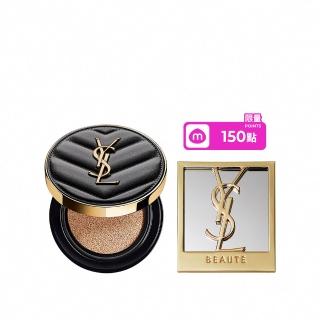【YSL】官方直營 恆久完美霧光氣墊粉餅 SPF23/PA++12G(皮革氣墊/全新升級/任選1款)