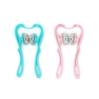 【居家新生活】磁療頸部按摩滾輪器 PX-300046(頸椎按摩器 肩頸按摩滾輪 頸椎放鬆器)