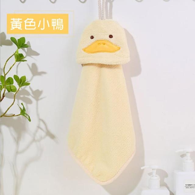 【趣Chill Life】動物造型擦手巾 珊瑚絨親膚吸水毛巾 可愛動物款(日本暢銷擦手巾2入組)