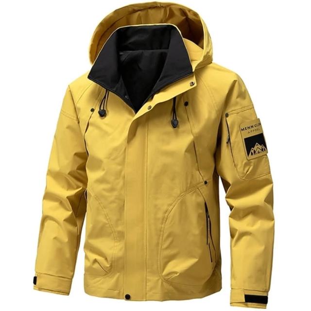 【巴黎精品】現貨限搶 衝鋒衣防風外套連帽外套登山夾克(戶外機能防潑水多口袋軍裝春夏薄款男外套3款a1ck6)