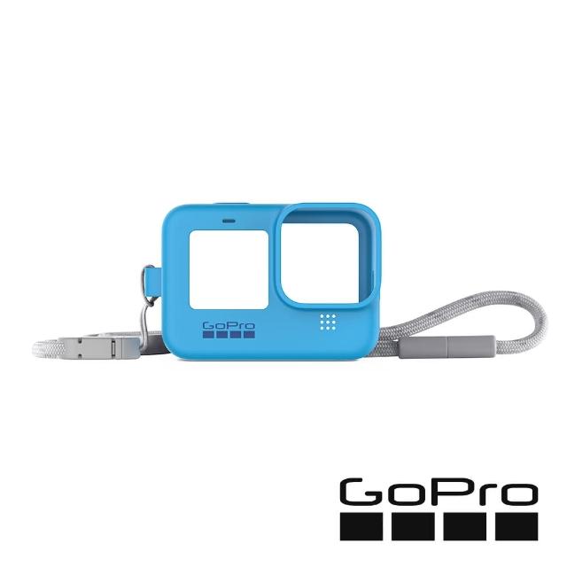 【GoPro】HERO9/10/11/12 Black 專用矽膠護套+繫繩 Sleeve + Lanyard(公司貨)