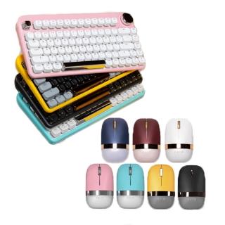 【AZIO】藍芽鍵盤滑鼠超值組 IZO 80% TKL 青軸機械鍵盤(PC/MAC通用)+無線滑鼠