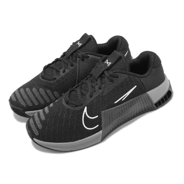 【NIKE 耐吉】訓練鞋 Metcon 9 男鞋 女鞋 黑 白 健身 重訓 緩震 支撐 運動鞋(DZ2617-001)