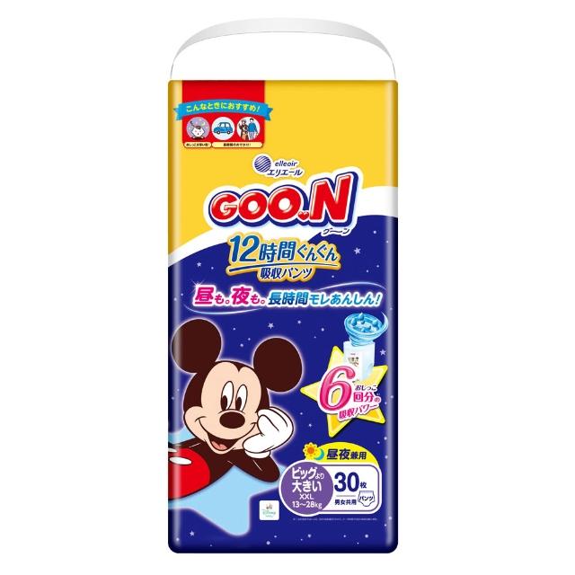 【GOO.N】日本大王12小時超吸收-褲型XL-XXL