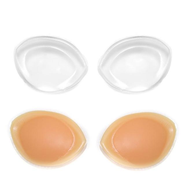 【希賽德】天然矽膠胸墊 防水隱形胸罩 拉提胸墊 水餃墊 內衣胸墊 泳衣 泳裝 比基尼 隱形胸墊(集中隱形)