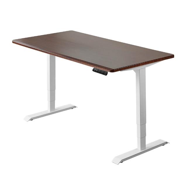 【FUNTE】Prime 4 旗艦款電動升降桌/三節式+ 150x60cm 四方桌板 八色可選(辦公桌 電腦桌 工作桌 書桌)