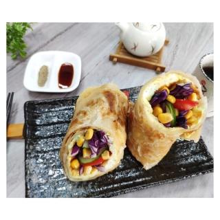【黑麥園】千層酥餅6包含運組(捲餅、素食、酥皮蛋餅、酥餅)