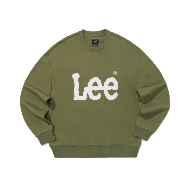 【Lee】男女同款 長袖厚T / 經典大LOGO 共2色 男女共版(LB330038034 / LB330038035)