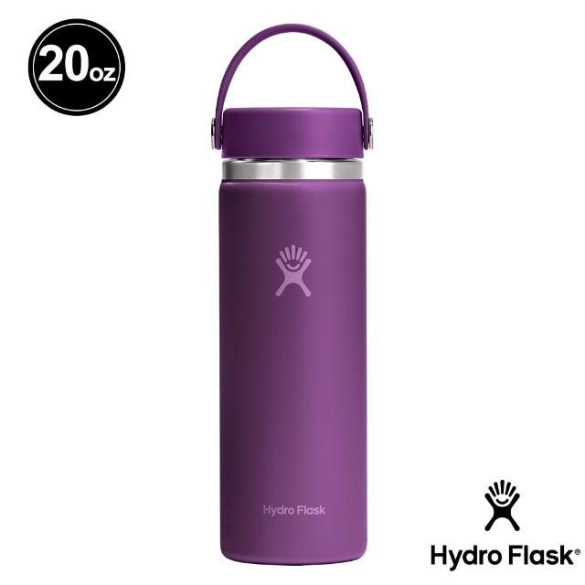 【Hydro Flask】20oz/592ml 寬口 提環 保溫瓶 多色可選(高保冰  無毒 美國品牌 食安 防滑塗層 大口徑)