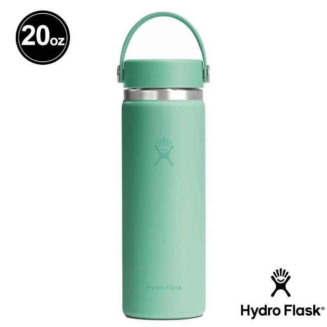 【Hydro Flask】20oz/592ml 寬口 提環 保溫瓶 多色可選(高保冰  無毒 美國品牌 食安 防滑塗層 大口徑)