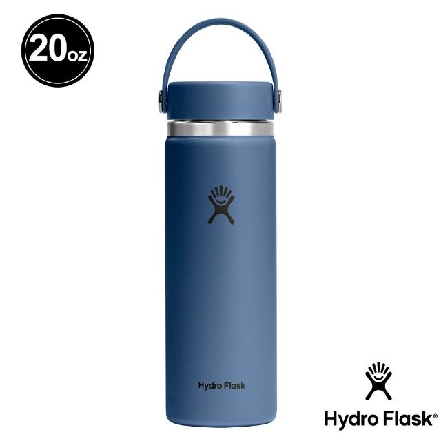 【Hydro Flask】20oz/592ml 寬口 提環 保溫瓶 多色可選(高保冰  無毒 美國品牌 食安 防滑塗層 大口徑)