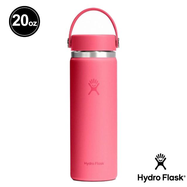 【Hydro Flask】20oz/592ml 寬口 提環 保溫瓶 多色可選(高保冰  無毒 美國品牌 食安 防滑塗層 大口徑)
