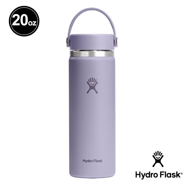 【Hydro Flask】20oz/592ml 寬口 提環 保溫瓶 多色可選(高保冰  無毒 美國品牌 食安 防滑塗層 大口徑)
