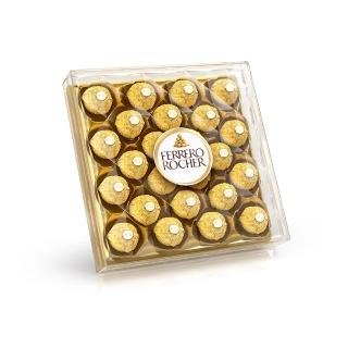 【金莎】經典巧克力24粒金鑽禮盒(300g)