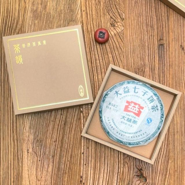 【茶韻】普洱茶2006年中茶易武正山野生茶綠大樹特級品357g/餅 茶葉禮盒(生茶/附收藏盒x1.可提袋)