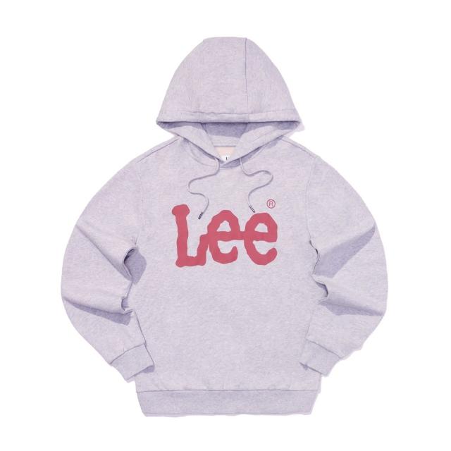 【Lee】男女同款 長袖帽T / 胸前大LOGO 共3色 男女共版(LB330041848/LB330041K11/LB330041K15)