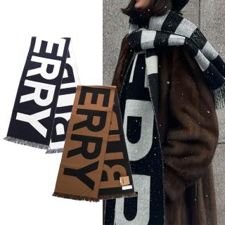【BURBERRY】熱銷羊毛披巾