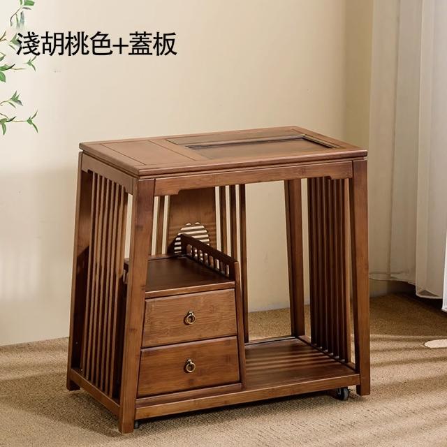 茶櫃 諾必行】客廳家用輕奢移動茶櫃茶車-不含電器茶具(邊櫃茶几茶桌茶具車