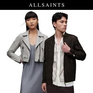 【ALLSAINTS】率性羊皮飛行外套