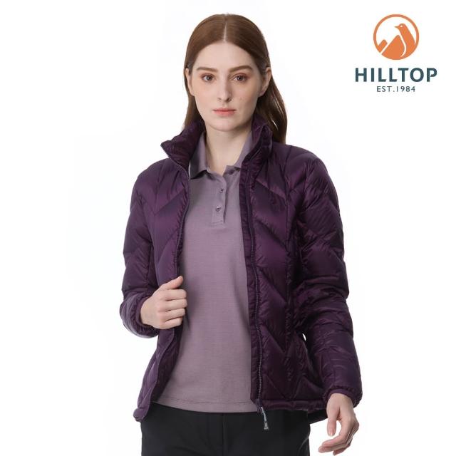 【Hilltop 山頂鳥】獨家特談-男女款 保暖蓄熱羽絨短大衣(男女多款任選/立領/戶外)