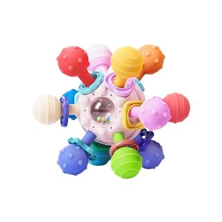 【JoyNa】曼哈頓手抓球 牙膠手指球(固齒器 軟膠 安撫玩具 磨牙棒 抓握訓練 安撫玩具)