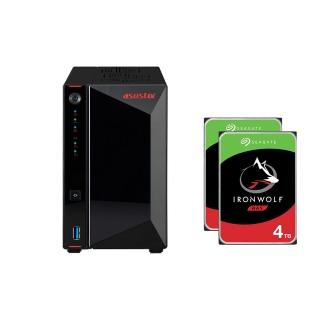 【ASUSTOR 華芸】搭希捷 4TB x2 ★ AS5402T 2Bay NAS 網路儲存伺服器