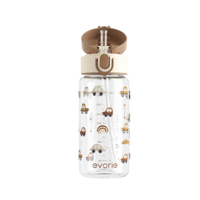 【Evorie】Tritan兒童水杯2入組(300mL380mL)微笑水杯
