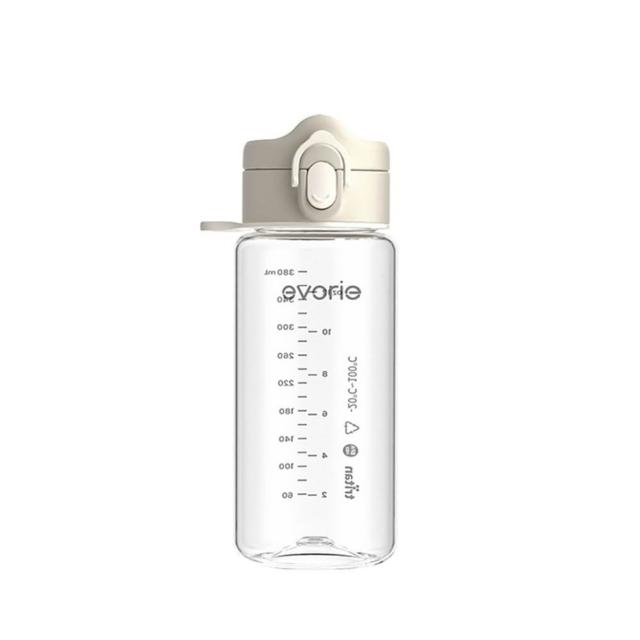 【Evorie】Tritan兒童水杯2入組(300mL380mL)微笑水杯