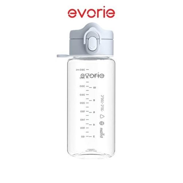 【Evorie】Tritan兒童水杯380ml 直飲 / 吸管杯(幼兒水杯 兒童水壺 幼稚園水壺)