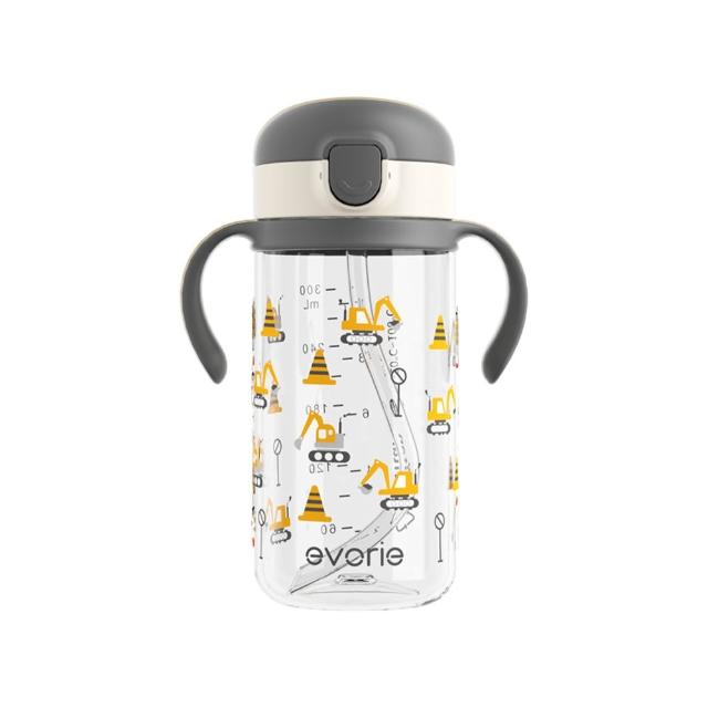 【Evorie】Tritan兒童吸管水杯300ml(寶寶水杯 幼兒水杯 兒童水杯水壺)