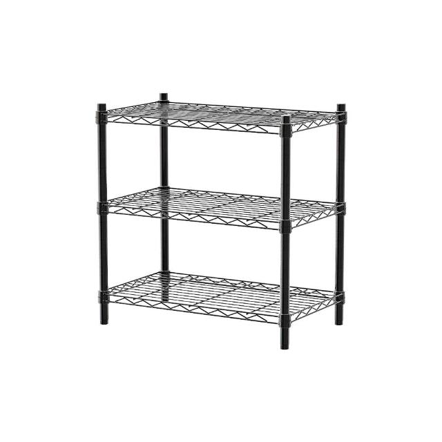 【dayneeds 日需百備】輕型 60x35x60公分 三層波浪架 三色可選(鐵力士架/收納層架/鞋架/展示架)