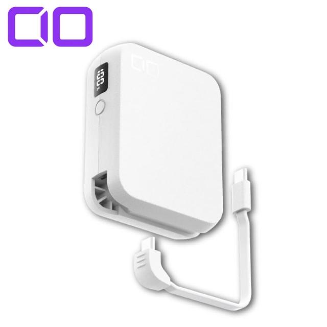 【CIO】SMARTCOBY Pro CABLE 35W快充行動電源_Type-C版(支援PD快充 自帶充電線 電量顯示)