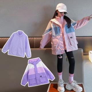 12029639 OL 【chiao!Babe 俏寶貝】兒童防風可拆式三合一衝鋒外套(130-160cm/可三穿/兩色)