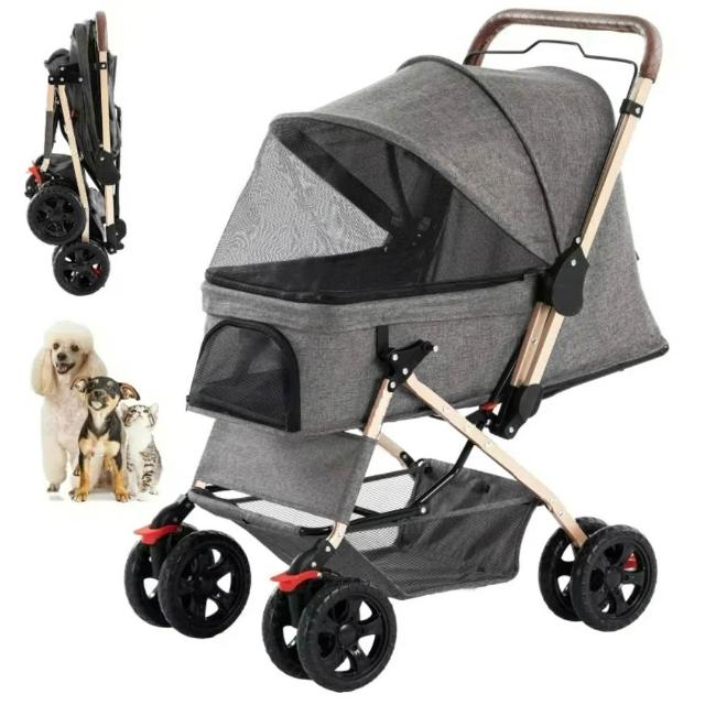 【KIDS PARK】Ingborsa寵物推車/折疊收納款(狗推車/寵物外出推車/貓推車/寵物手推車/折疊式推車)