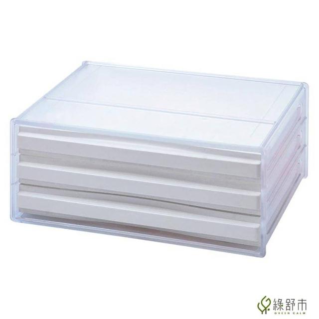 【Greencalm 綠舒市】樹德 文件櫃 DDH-103 桌上橫式文件櫃 資料櫃 抽屜櫃(A4/橫式/3抽 /抽屜/白色)